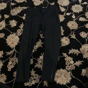 lululemon crop leggings w pockets